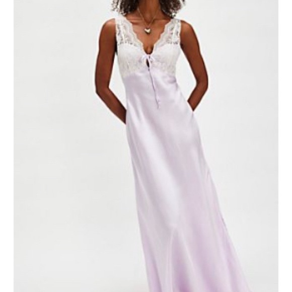 Free People Dresses & Skirts - Free People Lavender countryside maxi slip nwt
